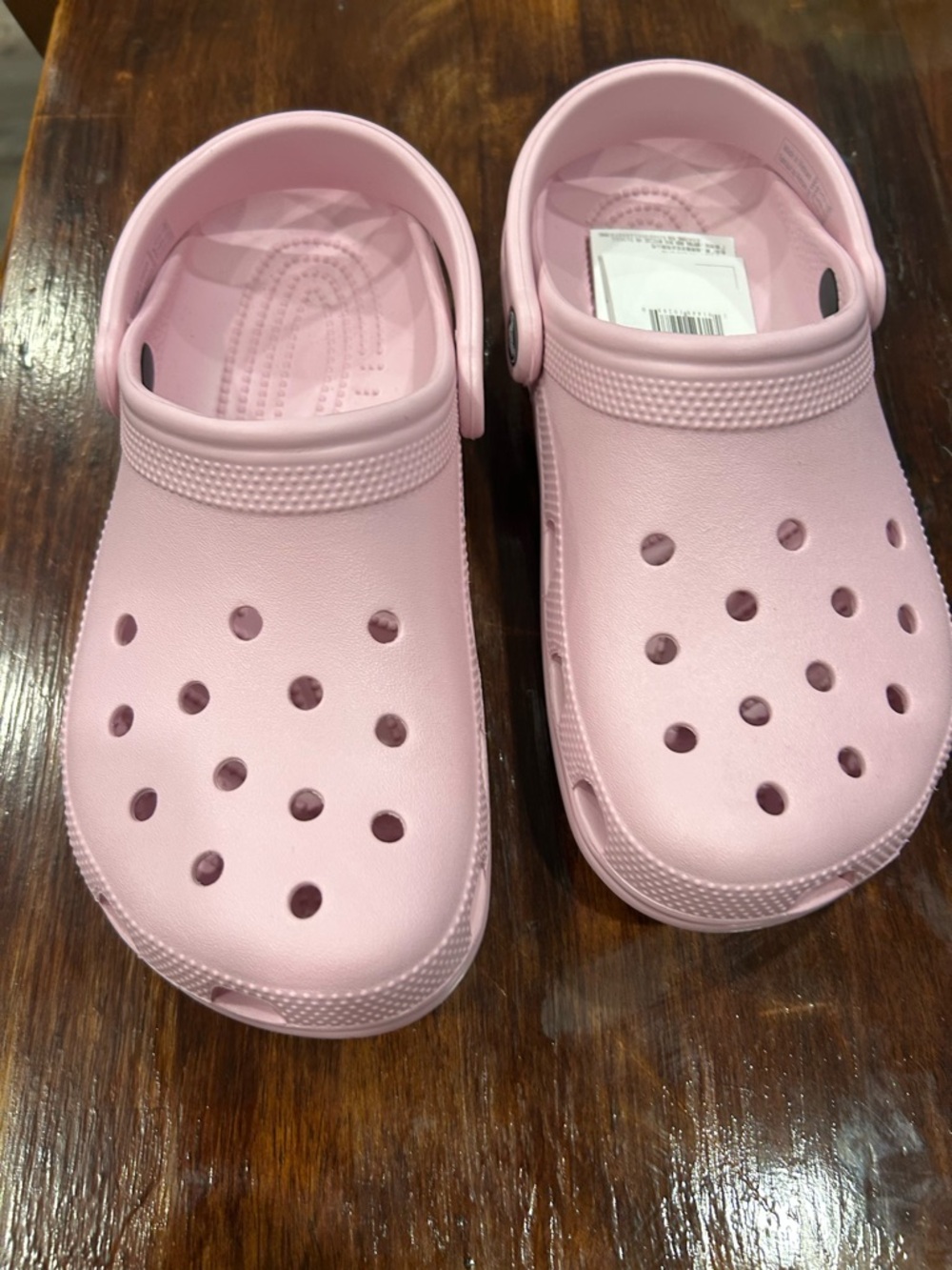 NWT CROCS Classic Clog in Light Pink
